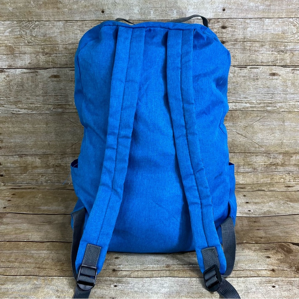 Travel Season Folding Backpack 20 Blue Grey Lightweight Packable Daypack Bag - Picture 6 of 12